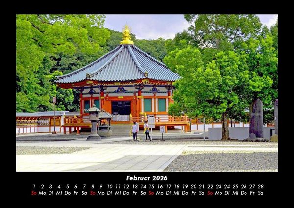 Produktbild: Tempel 2026 Fotokalender DIN A3