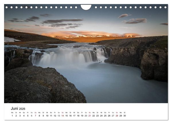 Produktbild: Island - rauhe Sch&ouml;nheit zum Verlieben (Wandkalender 2026 DIN A4 quer), CALVENDO Monatskalender