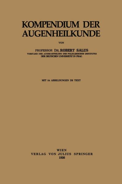 Produktbild: Kompendium der Augenheilkunde