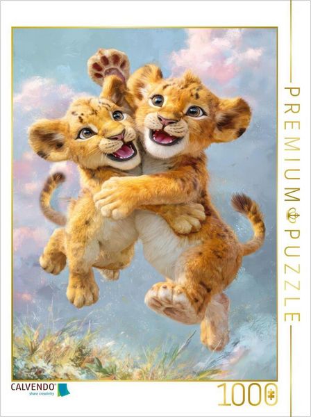 CALVENDO Puzzle Entzückende Tierbaby Illustrationen | 1000 Teile Lege-Größe 64 × 48 cm Foto-Puzzle für glückliche Stunden