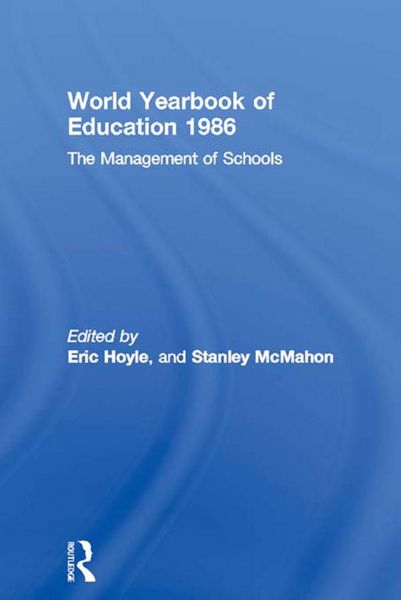 Produktbild: World Yearbook of Education 1986