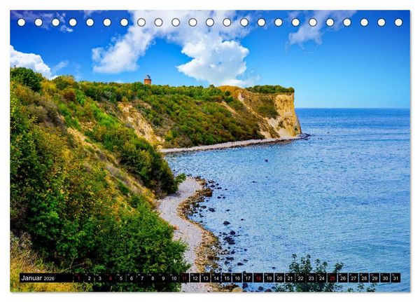 Produktbild: OSTSEE PERLE R&Uuml;GEN Michael Jaster (Tischkalender 2026 DIN A5 quer), CALVENDO Monatskalender