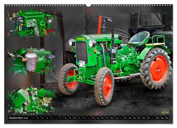 Produktbild: Oldtimer - Traktoren (hochwertiger Premium Wandkalender 2026 DIN A2 quer), Kunstdruck in Hochglanz