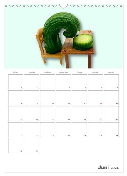 Produktbild: Mord in der Gem&uuml;sek&uuml;che (Wandkalender 2026 DIN A3 hoch), CALVENDO Monatskalender