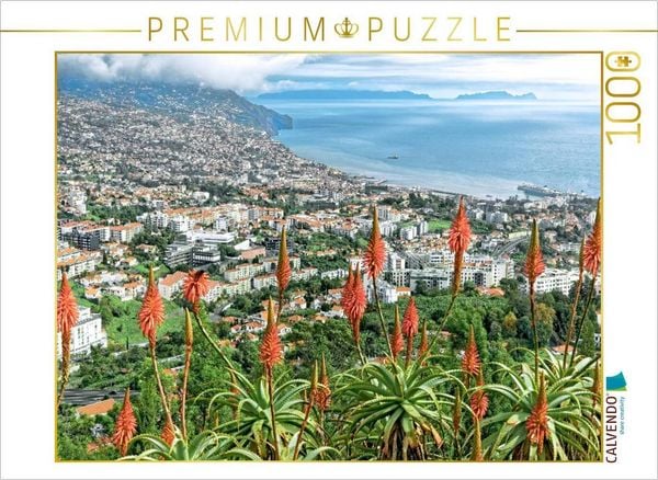CALVENDO Puzzle Madeira - Inselzauber im Atlantik | 1000 Teile Lege-Größe 64x48cm Foto-Puzzle für glückliche Stunden