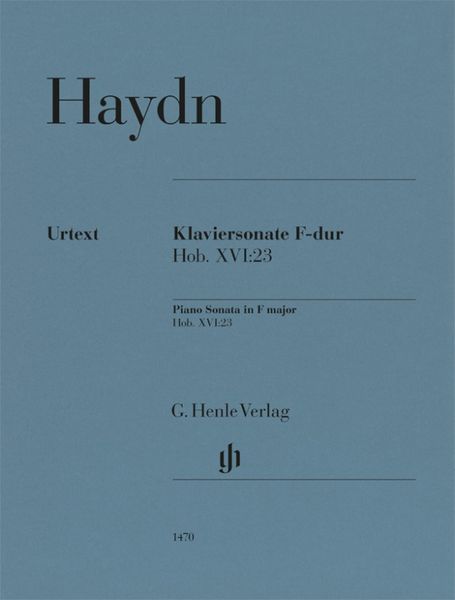 Produktbild: Joseph Haydn - Klaviersonate F-dur Hob. XVI:23