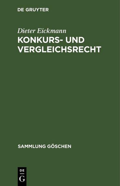 Produktbild: Konkurs- und Vergleichsrecht
