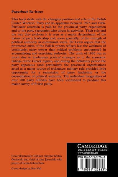 Produktbild: Political Authority and Party Secretaries in Poland, 1975 1986