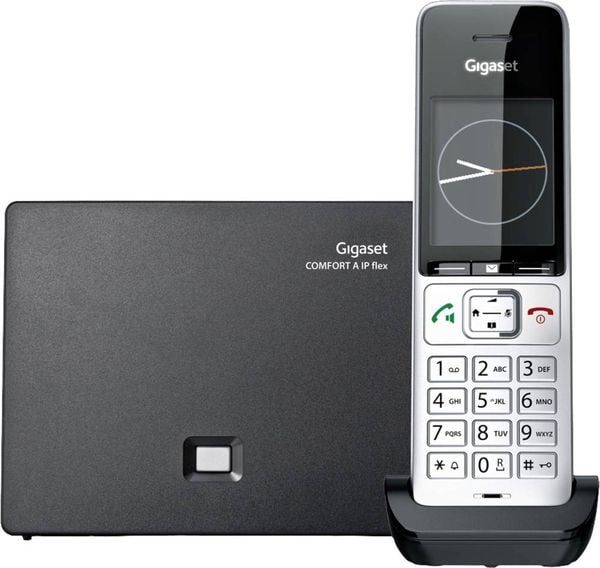 Gigaset COMFORT 500A IP flex DECT, GAP, LAN Schnurloses Telefon analog  Babyphone, Freisprechen, für Hörgeräte kompatibe