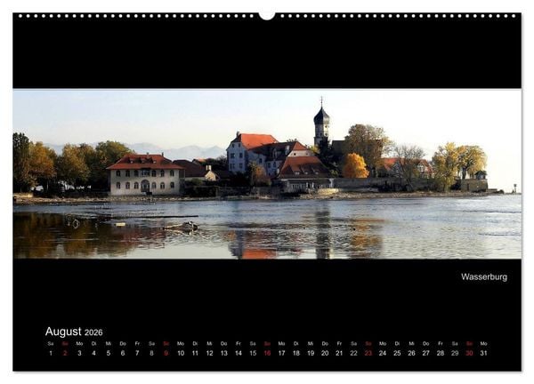 Produktbild: Panoramen vom Bodensee (Wandkalender 2026 DIN A2 quer), CALVENDO Monatskalender