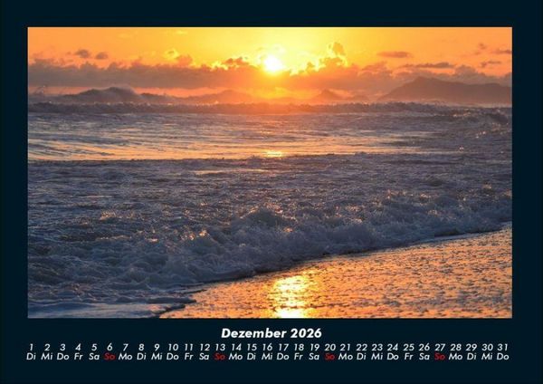 Produktbild: Sonnenuntergang 2026 Fotokalender DIN A4