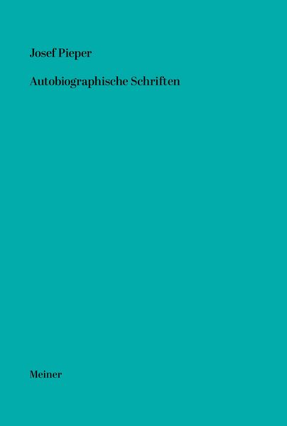 Produktbild: Autobiographische Schriften