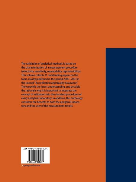 Produktbild: Validation in Chemical Measurement