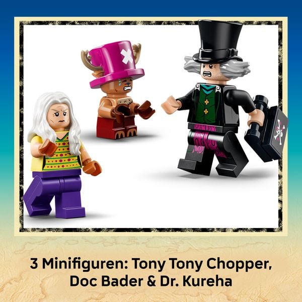 Produktbild: LEGO ONE PIECE 75641 Doc Baders Versteck, Spielzeug ab 9 Jahren