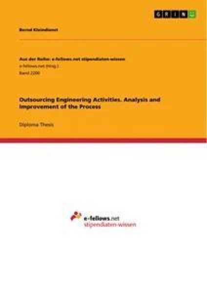 Produktbild: Outsourcing Engineering Activities. Analysis and Improvement of the Process