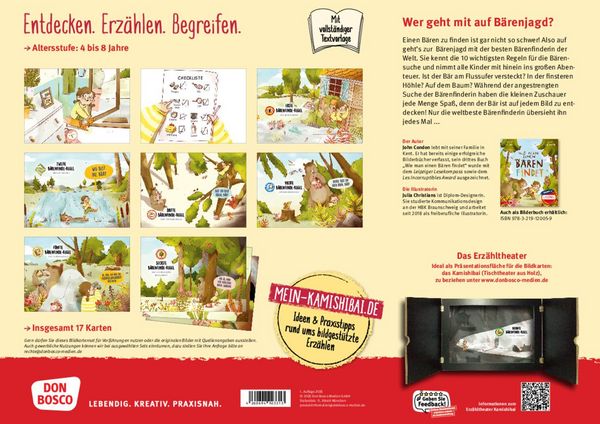 Produktbild: Wie man einen B&auml;ren findet. Kamishibai Bildkartenset