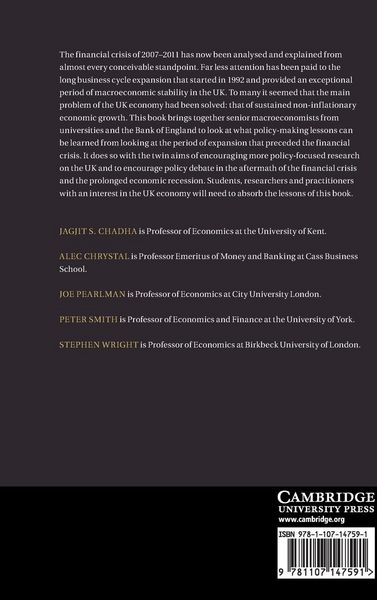 Produktbild: The UK Economy in the Long Expansion and its Aftermath