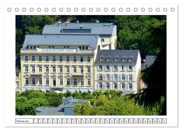 Produktbild: Bad Ems - Kurort und Kaiserbad an der Lahn (Tischkalender 2026 DIN A5 quer), CALVENDO Monatskalender