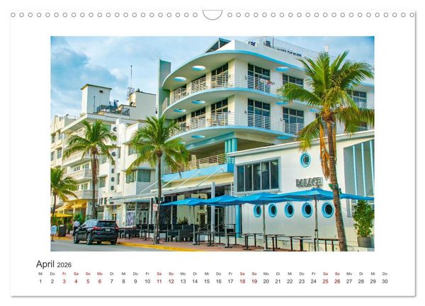 Produktbild: Miami - pulsierende Metropole (Wandkalender 2026 DIN A3 quer), CALVENDO Monatskalender