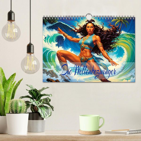 Produktbild: Die Wellenbezwinger (Wandkalender 2026 DIN A4 quer), CALVENDO Monatskalender