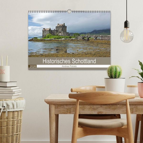 Produktbild: Historisches Schottland (Wandkalender 2026 DIN A3 quer), CALVENDO Monatskalender