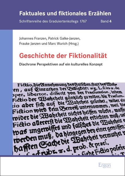 Produktbild: Geschichte der Fiktionalit&auml;t