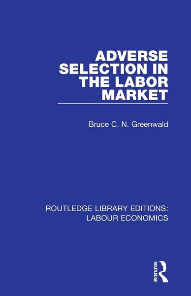 Produktbild: Adverse Selection in the Labor Market
