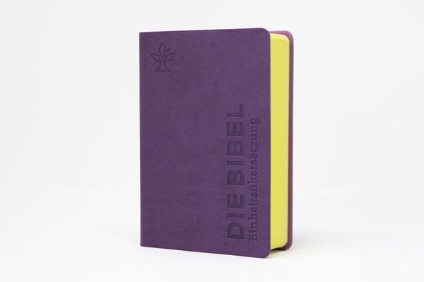 Produktbild: Die Bibel. Senfkorn, Handschmeichler lila