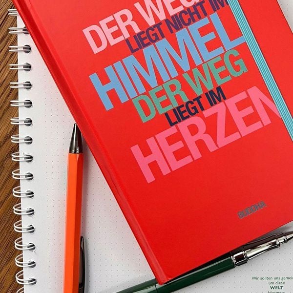 Produktbild: Notizbuch A5 Hardcover Buddha, Himmel