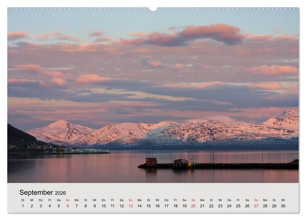 Produktbild: Mit den Hurtigruten unterwegs (hochwertiger Premium Wandkalender 2026 DIN A2 quer), Kunstdruck in Hochglanz