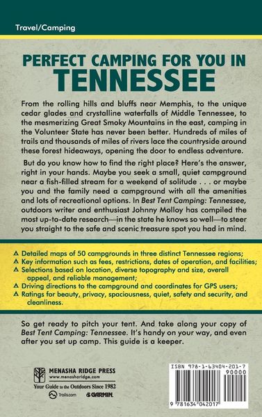 Produktbild: Best Tent Camping: Tennessee
