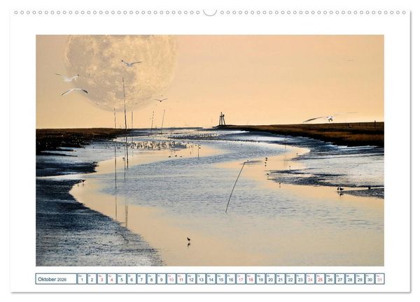 Produktbild: MoonMania (Wandkalender 2026 DIN A2 quer), CALVENDO Monatskalender