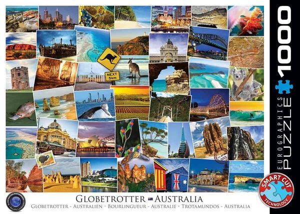 Eurographics 6000-0753 - Globetrotter Australien , Puzzle, 1.000 Teile