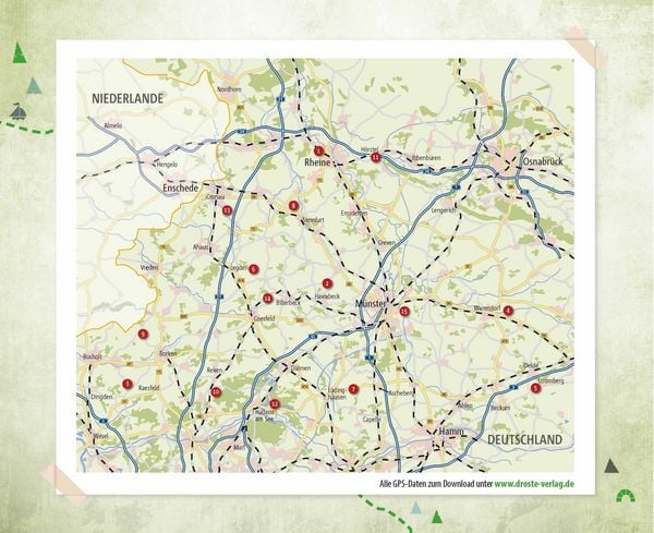 Produktbild: M&uuml;nsterland. Radeln f&uuml;r die Seele