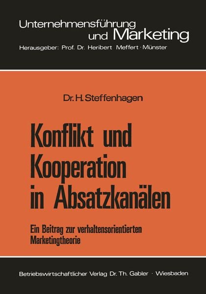 Produktbild: Konflikt und Kooperation in Absatzkan&auml;len
