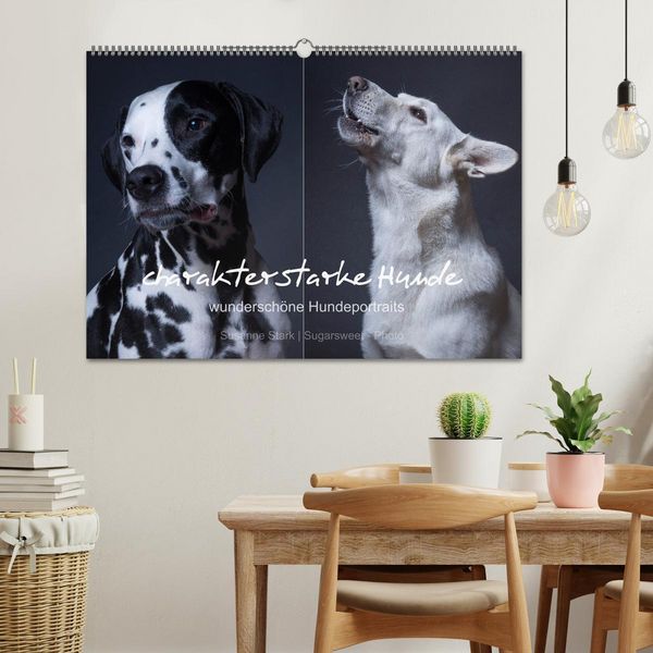 Produktbild: charakterstarke Hunde, wundersch&ouml;ne Hundeportraits (Wandkalender 2026 DIN A2 quer), CALVENDO Monatskalender