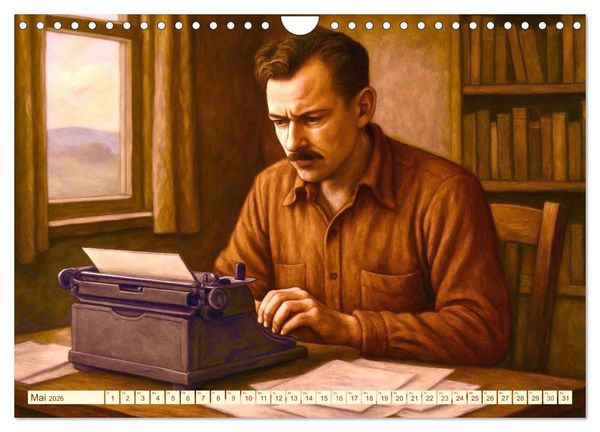 Produktbild: John Steinbeck (Wandkalender 2026 DIN A4 quer), CALVENDO Monatskalender