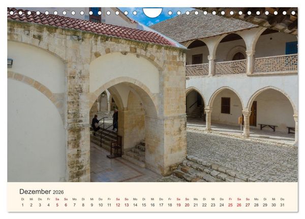 Produktbild: Zypern erleben (Wandkalender 2026 DIN A4 quer), CALVENDO Monatskalender