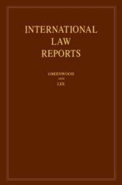 Produktbild: International Law Reports: Volume 204