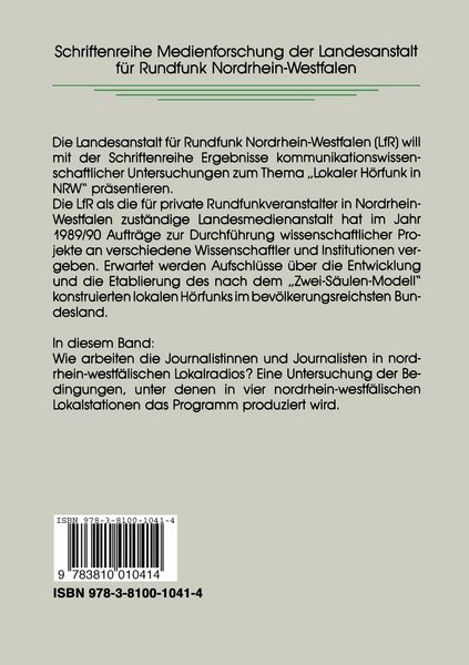 Produktbild: Arbeitsplatz Lokalradio