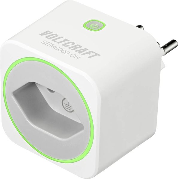 Produktbild: VOLTCRAFT SEM6000 CH Energiekosten-Messger&auml;t Bluetooth&reg;-Schnittstelle, Datenexport, Datenloggerfunktion, Kostenprognose