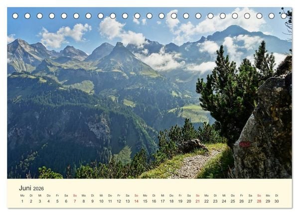 Produktbild: Wandergl&uuml;ck im Allg&auml;u (Tischkalender 2026 DIN A5 quer), CALVENDO Monatskalender