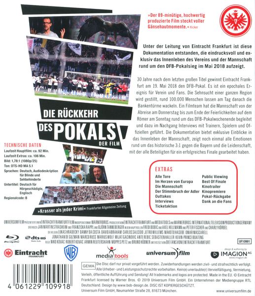 Produktbild: Die R&uuml;ckkehr des Pokals - Der Film