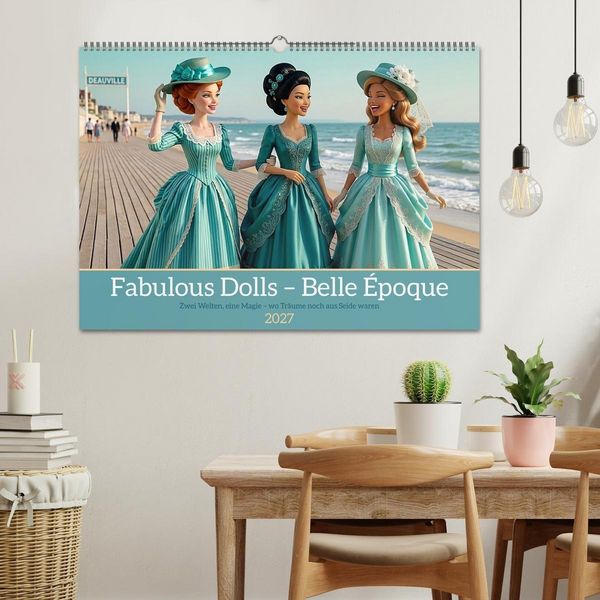 Produktbild: Fabulous Dolls &ndash; Belle &Eacute;poque (Wandkalender 2027 DIN A2 quer), CALVENDO Monatskalender