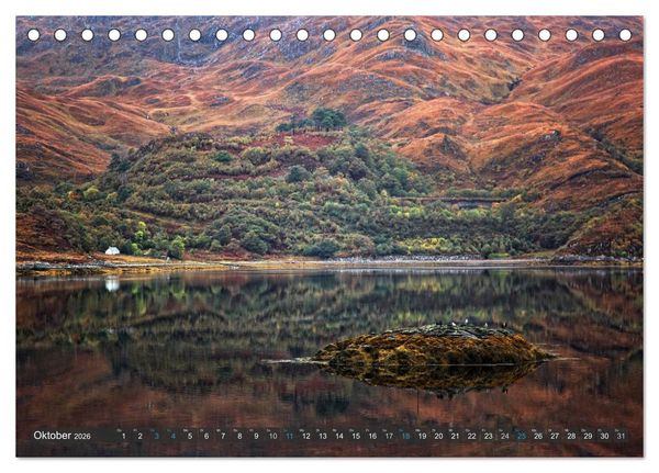 Produktbild: Abenteuer Schottland (Tischkalender 2026 DIN A5 quer), CALVENDO Monatskalender