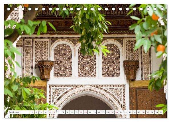 Produktbild: Marrakesch - Momente einer Reise (Tischkalender 2027 DIN A5 quer), CALVENDO Monatskalender