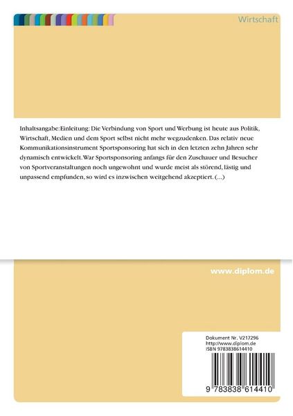 Produktbild: Sportsponsoring