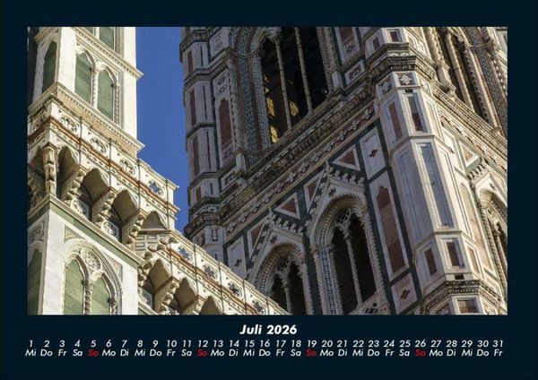 Produktbild: Florenz 2026 Fotokalender DIN A4