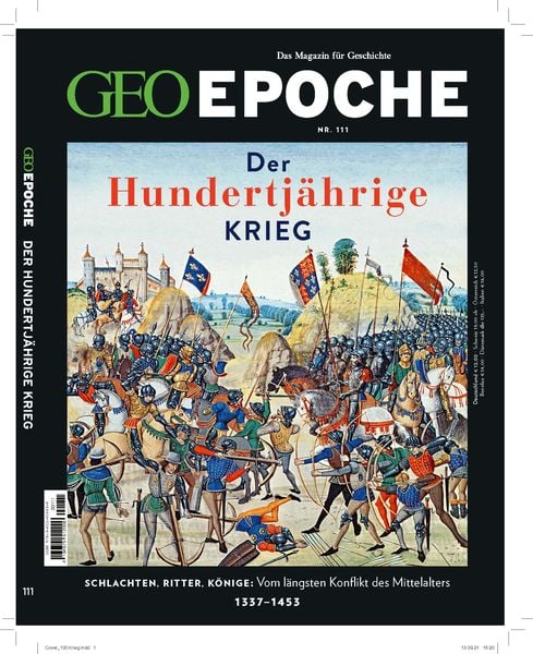 Produktbild: GEO Epoche (mit DVD) / GEO Epoche mit DVD 111/2021 - Der Hundertjährige Krieg