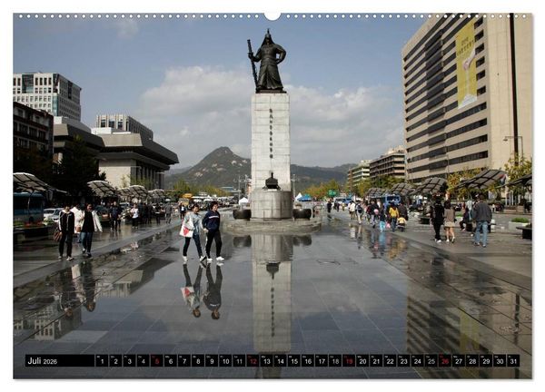 Produktbild: Seoul (Wandkalender 2026 DIN A2 quer), CALVENDO Monatskalender